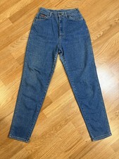 Vintage 90s Lee Riders Mom Jeans Women s 26x30 High Rise Blue Denim Tapered Leg