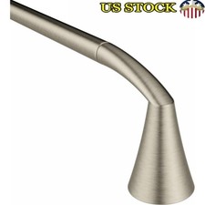 Brushed Nickel Concealed Mount Towel Bar Pro Fit Installation Zinc 18L x 3W New