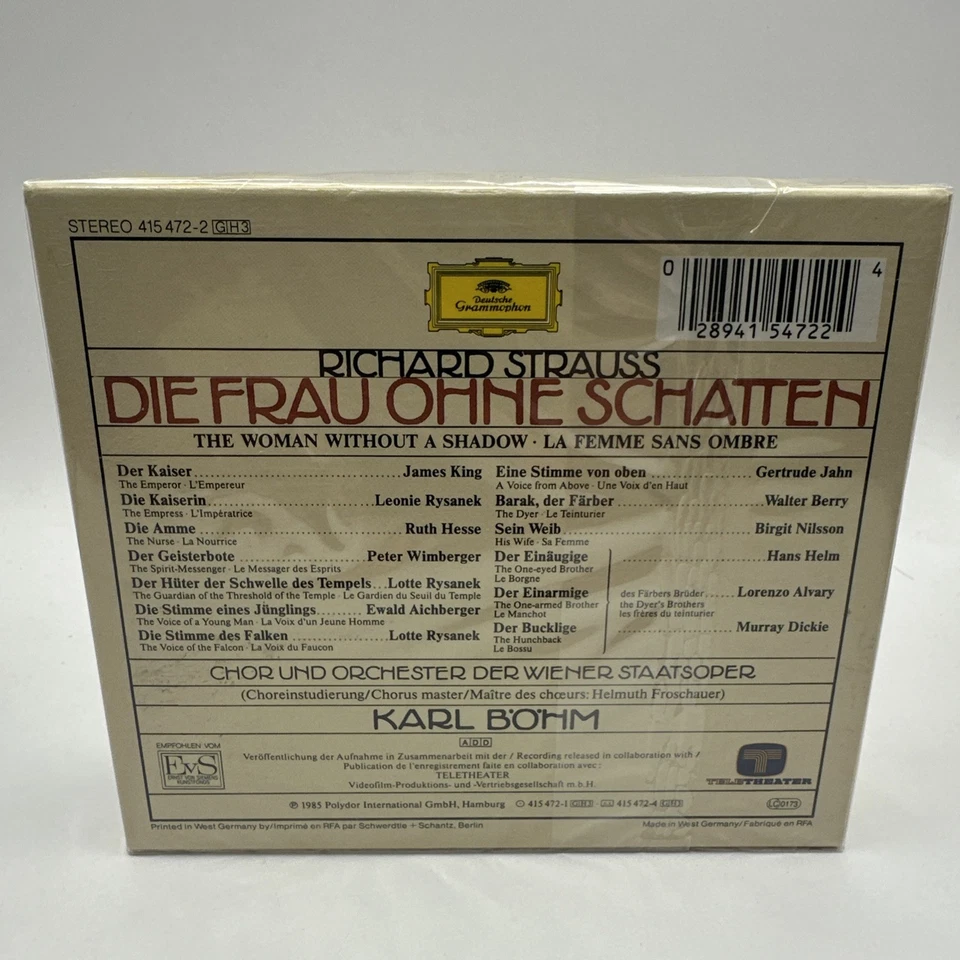 Richard Strauss: Die Frau ohne Schatten (3 CD Box) – mit Booklet – Oper NEU - Bild 3 von 4