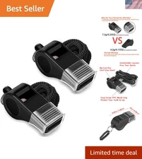 Multipurpose Plastic Whistles - Ideal for Referees, Coaches, and Lifeguards