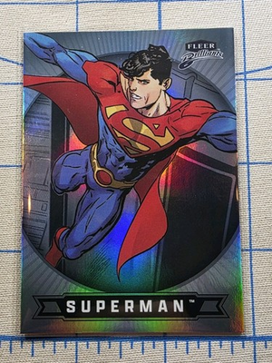 #ad Fleer Brilliants Superman Jon Kent #24 Regular Base DC Comics Card $0.99