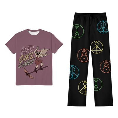 The Owl House Season 3 King Dad Cosplay T-Shirt Pants Set Carnival Disguise Suit