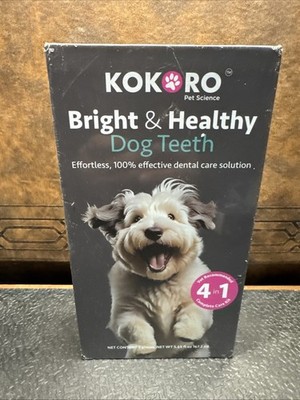 Kokoro Dog Dental & Breath Kit - Enzymatic Toothpaste  Plaque Tartar Detector