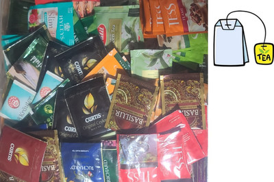 TEA Variety MIX Black Green Herbal 15oz Greenfield Galil Tess Ahmad... 120+ bags
