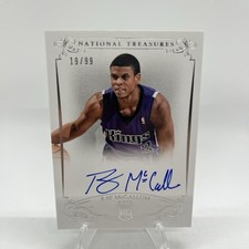 2013 - 14 National Treasures Ray Mccallum Rookie Auto RC Autograph
