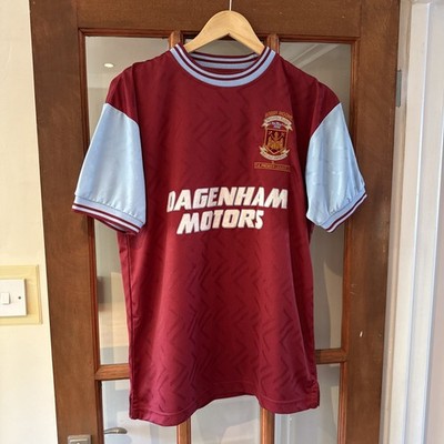 West Ham United Bobby Moore Testimonial Shirt Herren Medium Retro Score Draw 6