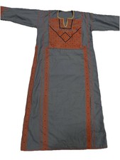 Vintage Palestinian Traditional Thobe- Hand-Embroidered Tatreez Dress