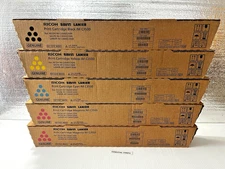 Ricoh Savin Lanier IM C3500 / C3000 Toner Cartridge CMYK Set of 5 OEM NEW Sealed