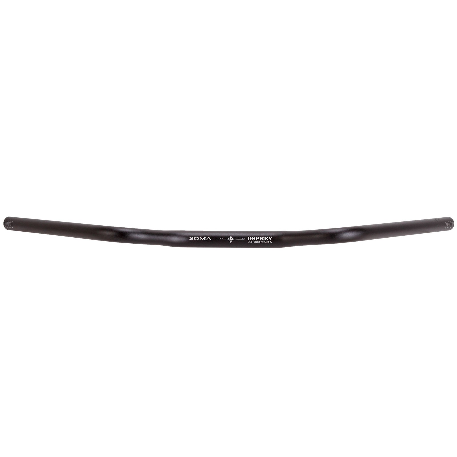 Soma Osprey 254mm Aluminum Flat Handlebar - 710mm Wide 40 Back Sweep for 23290₽