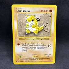 Sandshrew [Shadowless] #62 Prices | Pokemon Base Set | Pokemon Cards