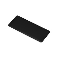 2"x1"x0.04" Metal Name Plate, 10pcs for Custom Laser Printing, Black