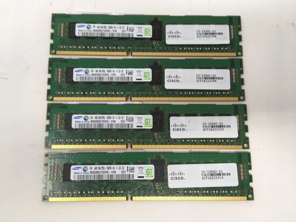 Samsung 16GB-4GBx4 1Rx4 PC3L-10600R-09-11-C2-D3 ECC-M393B5270DH0-YH9(SERVER RAM) - Image 3 of 4