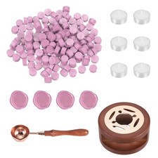 Wax Seal Kit, 150 Wax Beads, Candles, Pink