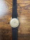 Timex Vintage 1960’s Mercury Mechanical Manual Wind Champagne Silver Dial Runs