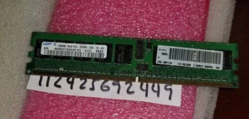 Servidor de Red Samsung memoria (RAM) 256 MB de capacidad por módulo 240