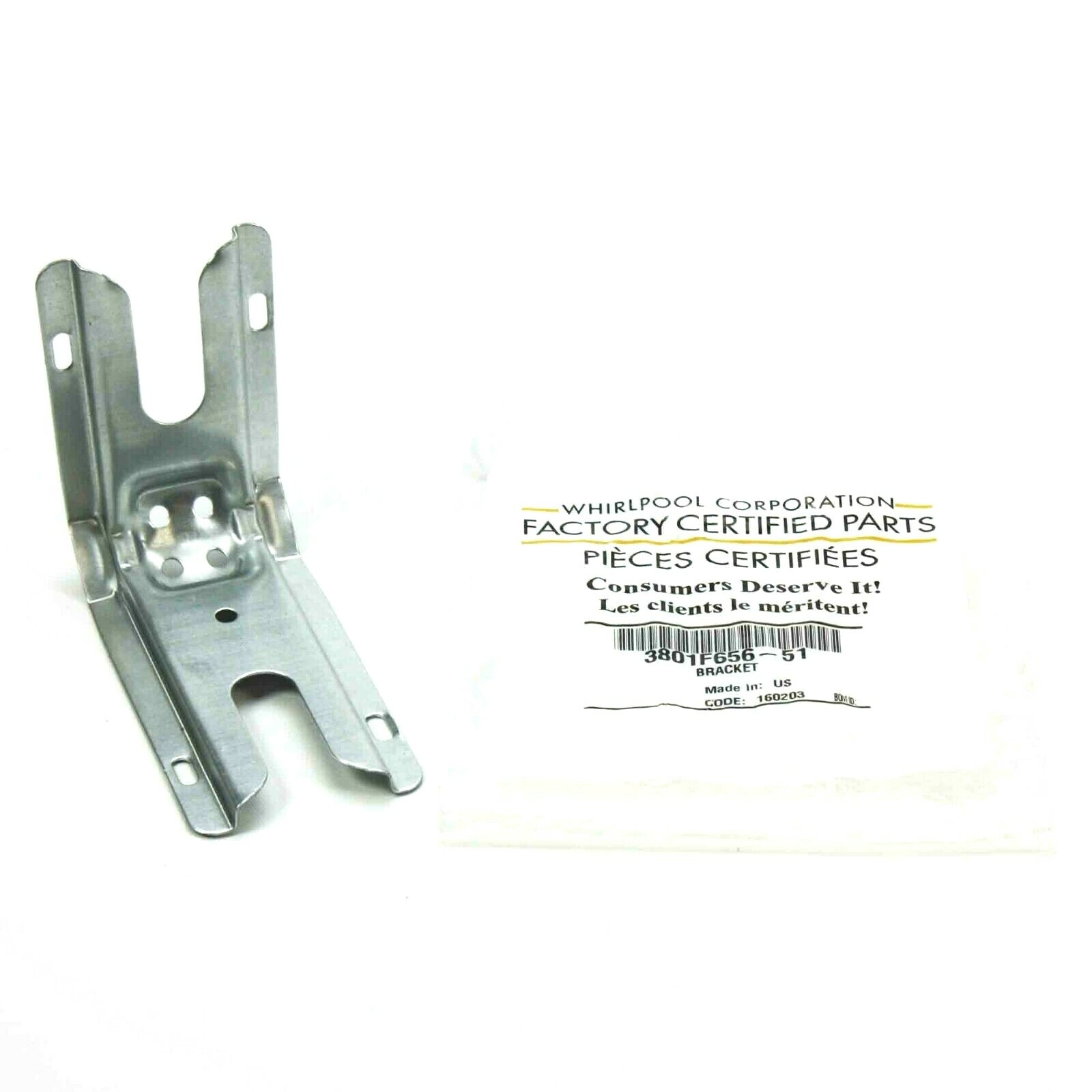 Staffa Antipunta Originale Per Forno Whirlpool / Kenmore Modello WP3801F656-51 - Foto 2