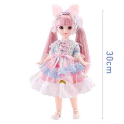Set Complet Bricolage BJD Jouets 30cm BJD Poupée Jolie Robe