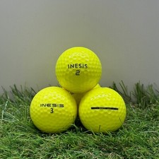 24 x Inesis Soft 500 Yellow Golf Balls Pearl / Grade A - Two Dozen