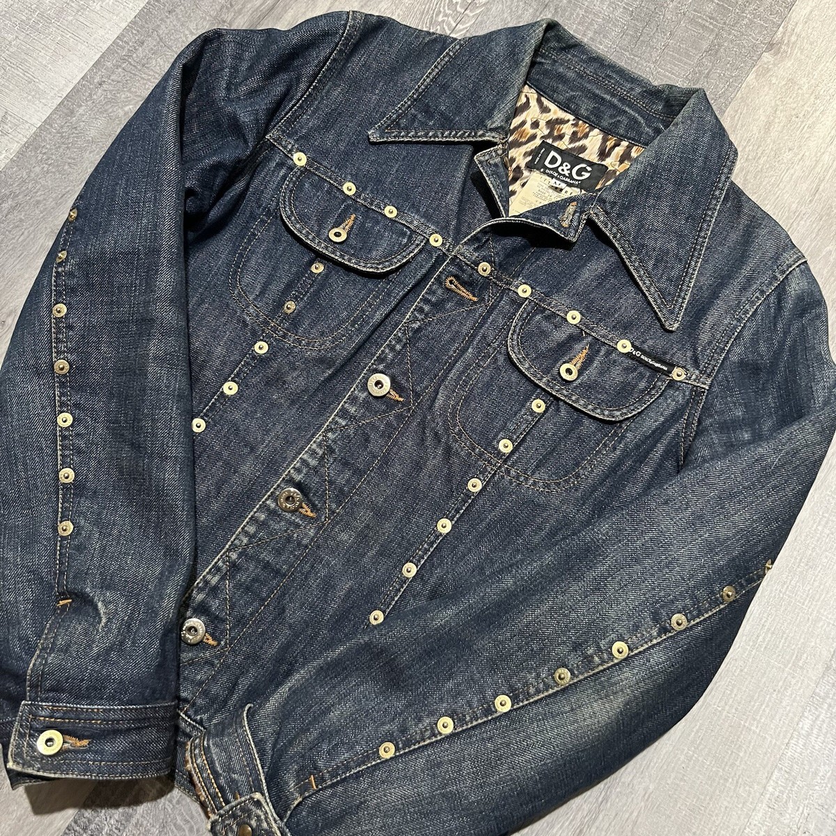DOLCE&GABBANA　ヴィンテージデニムジャケット　size48 DOLCE & GABBANA Denim Jacket Men Size 48 Multicolor JAPAN | eBay