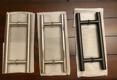 Shower Door Handle - 8'' H-Style Ladder Pull (1'' diameter)