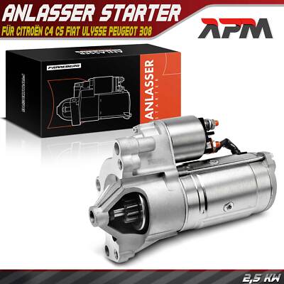 Anlasser Starter 2.5 KW 11 Zähnez. für Citroën C4 C5 Jumpy Fiat Ulysse Peugeot