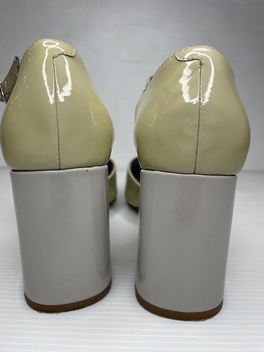 Jeffrey Campbell Brunch Pump In Green/Gray Size 7.5 | eBay