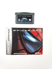 Spider-Man (Nintendo Game Boy Advance, 2002) Cartridge Manual Only Activision