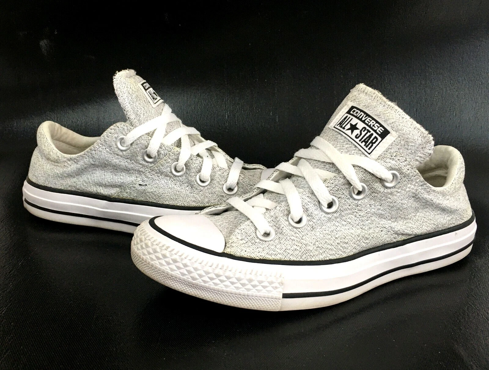 CONVERSE ALL STAR scarpe basse grigie da donna taglia 6 (W 45)