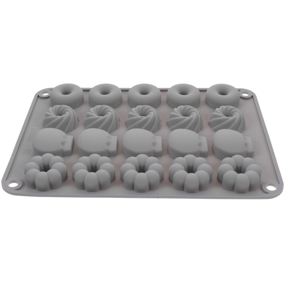 Silicone Donut Pan Chocolate Candy Trays Baking Molds Jelly Maker Fudge