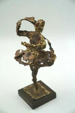 Mid Century Modern Welded Dancer Burtalist Ballerina Dancer Artist Gloria Burton