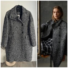 Mango Wool Blend Short Coat NWT XS S