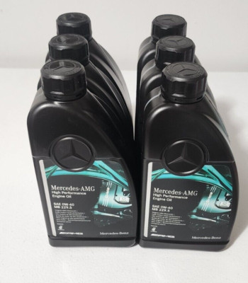 MERCEDES-AMG SAE 0W-40 SYN A/O FUCHS SAE 0W-40 X 6L MB229.5 (Pack of 6)