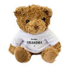 NEW - GOODBYE GRANDMA - Teddy Bear - Cute Soft Cuddly - Gift Present