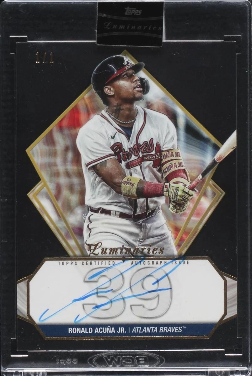 Topps Luminaries 2022 Ronald Acu√±a Jr. #HK-RA for sale | eBay