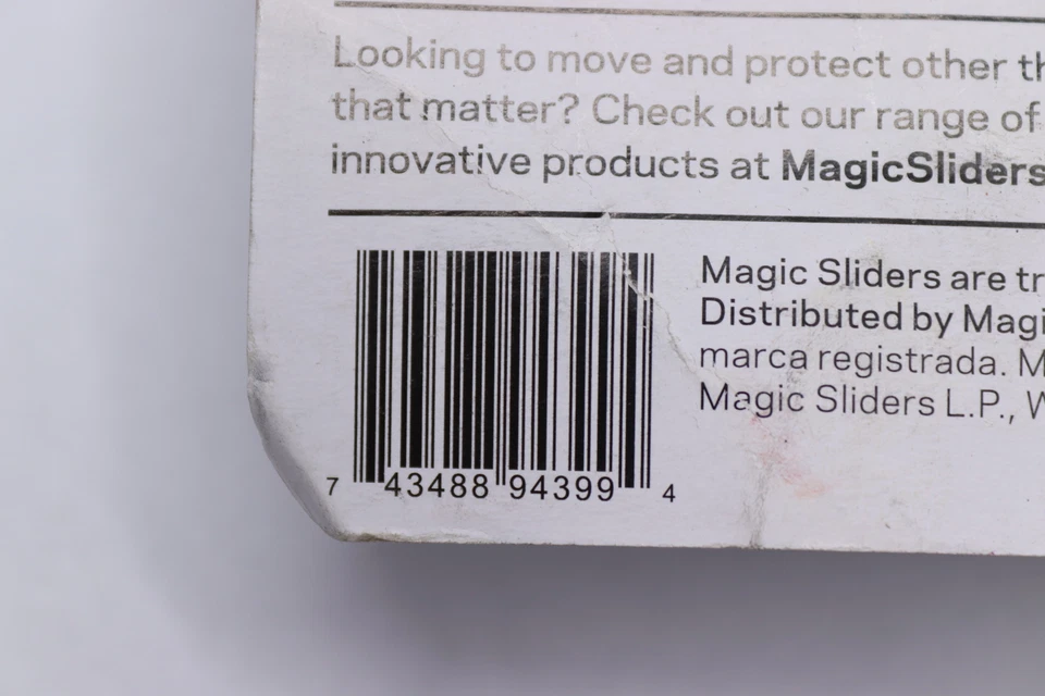 (4-Pk) Deslizadores Mágicos Punta de Pierna Goma Blanco 7/8" 94399 Foto 2 de 4