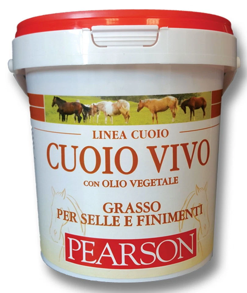GUGLIELMO PEARSON CUOIO VIVO grasso penetrante per ingrassare selle e finimenti in cuoio 1000 ml G