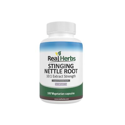 Real Herbs Stinging Nettle Root 7500mg Prostate Urinary Support 100 Caps