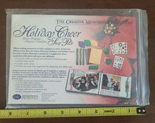 Creative Memories Christmas Holiday Cheer Snap Pack stickers 5x7 paper die cut