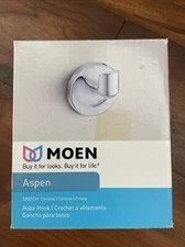 Moen Aspen 5802CH Robe Hook Chrome Finish- AS SHOWN