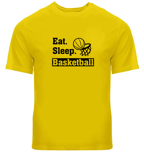 Basketball Sports Tee Graphic gift Outdoor Gaming T Shirt Motivational Eat Sleep - Bild 5 von 34