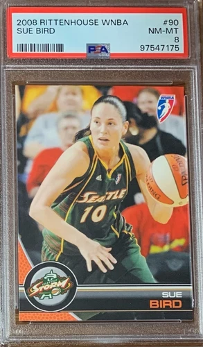 2008 Rittenhouse WNBA #90 Sue Bird Seattle Storm PSA 8 Pop 4 few higher