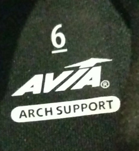 AVIA-WOMEN Size 6, BLACK/PINK LADIES "ARCH SUPPORT" LIGHTWEIGHT SHOES - New - Picture 5 of 5