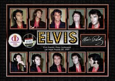 ELVIS PRESLEY - 1969  -  SIGNED ORIGINAL A4 PHOTO PRINT MEMORABILIA