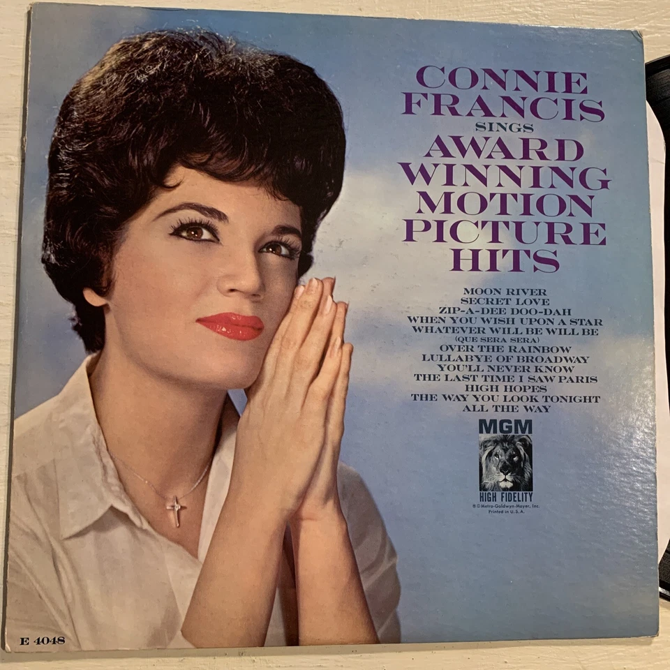 Конни Фрэнсис поет наградами кино хиты LP MGM моно EX!!! - Изображение 2 из 4