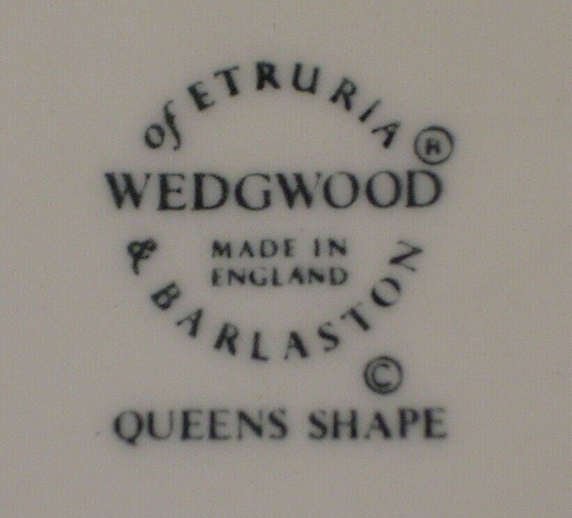 WEDGWOOD Cups / Saucers Cream Color 5 sets Queens Shape Made in