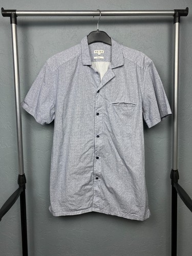 Reiss, Reiss Vintage Mens Short Sleeve Shirt Size L
