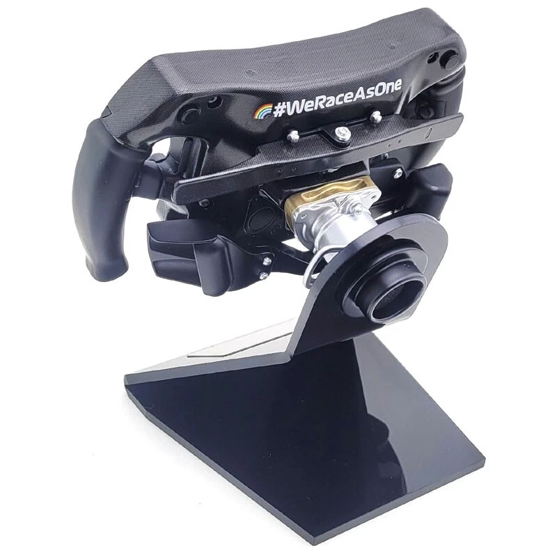 Minichamps Mercedes-AMG W11 2020 Lewis Hamilton Steering Wheel Replica 1/2 Scale - Image 2 of 4