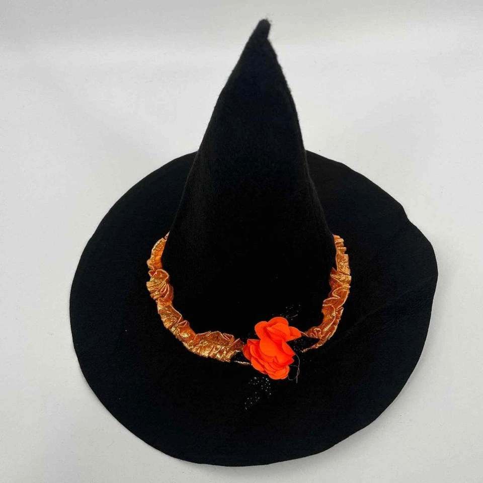 Hyde and Eek! Boutique Niña Bruja Halloween Disfraz Sombrero Negro OS NUEVO SIN ETIQUETAS Foto 2 de 4