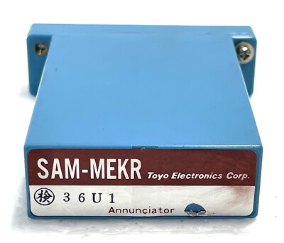 Toyo Electronics SAM-MEKR 36U1 Annunciator