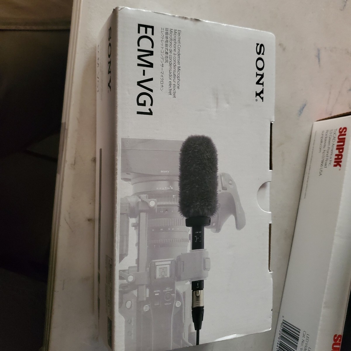 SONY ECM-VG1 Sharp directional shotgun microphone Black | eBay